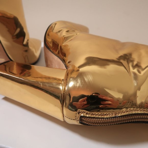 Raye x Revolve Riley Bootie - Gold Metallic - Picture 8 of 12